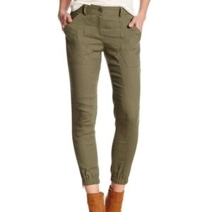 Veronica Beard Caladium linen viscose pants